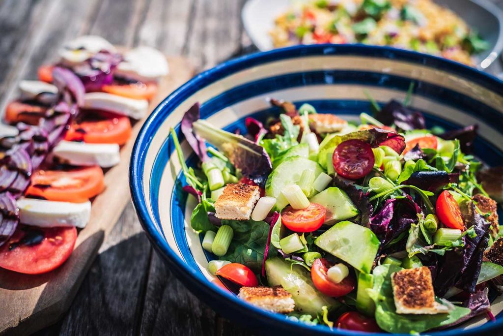 6 Winning Super Bowl Snack Ideas healthy superbowl snacks healthy vegetable salad