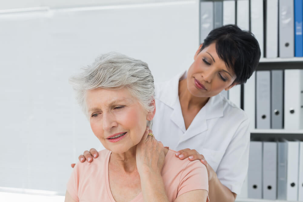 What causes herniated discs that trigger neck pain? shutterstock 188937062 herniated disc neck pain
