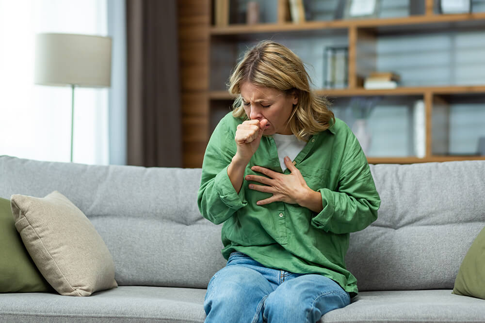 What are 4 causes for back pain when coughing? senior beautiful woman sitting sick on sofa at hom 2023 11 27 05 23 06 utc what are 4 causes for back pain when coughing? back pain